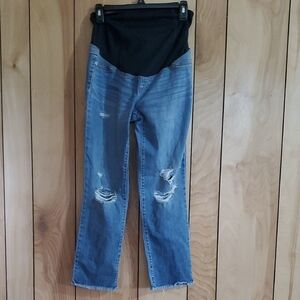 Isabel Maternity by Ingrid & Isabel High Rise Blue Jeans